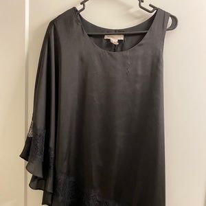 BCBG black silk dress